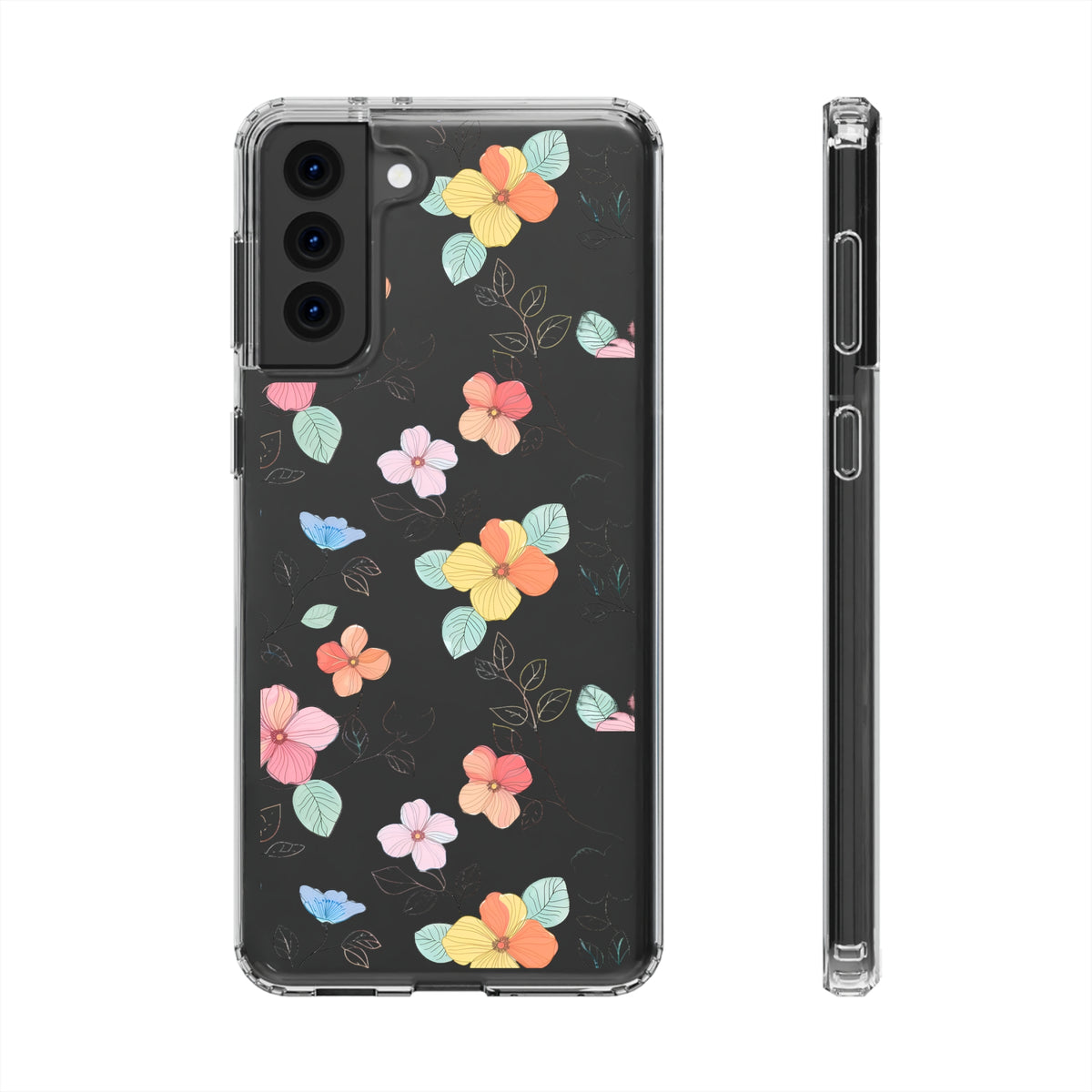 Wild Flowers Garden Stitch Phone Case – Nature-Inspired Floral Design 6