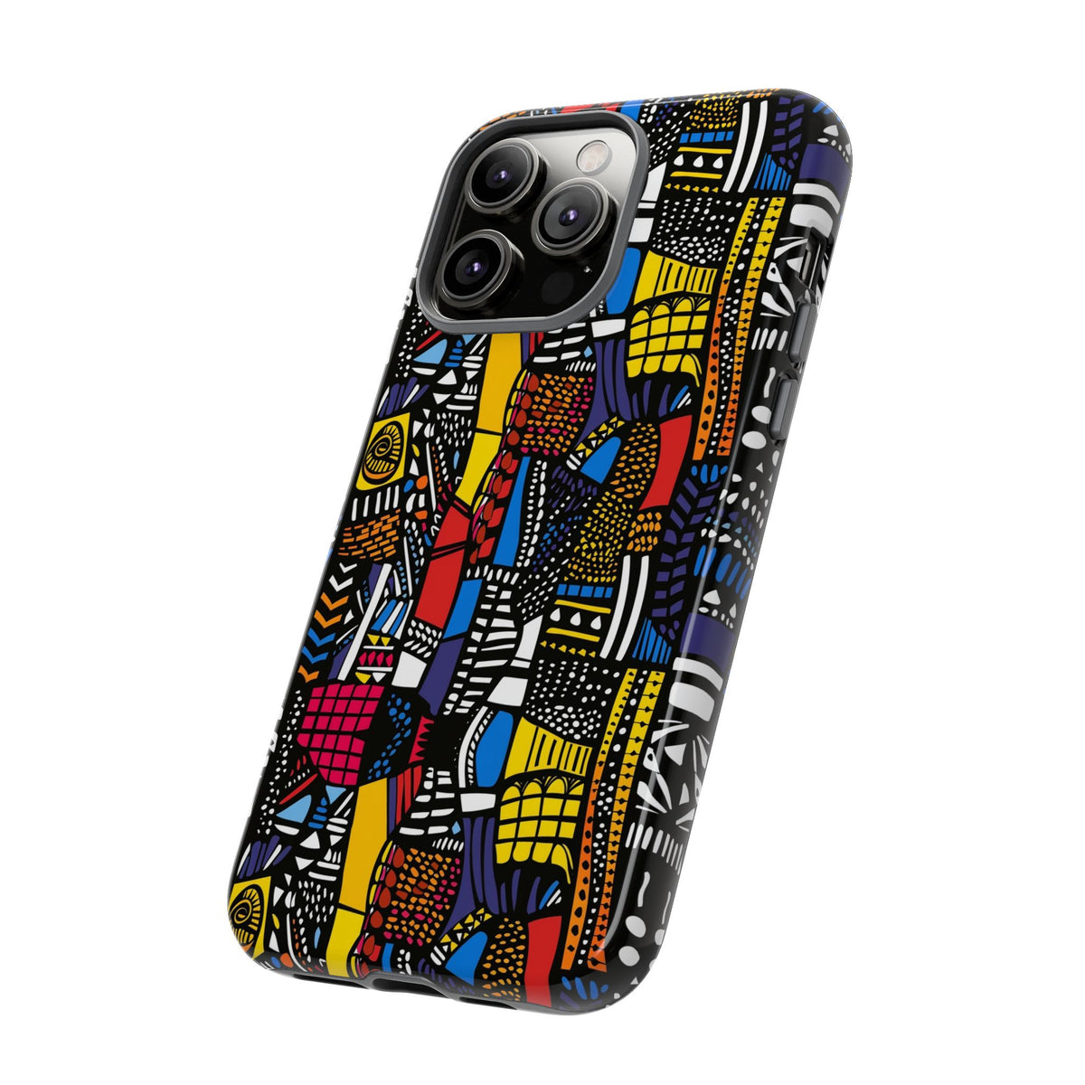 Stylish African Pattern Phone Case – Unique and Vibrant Protection 201