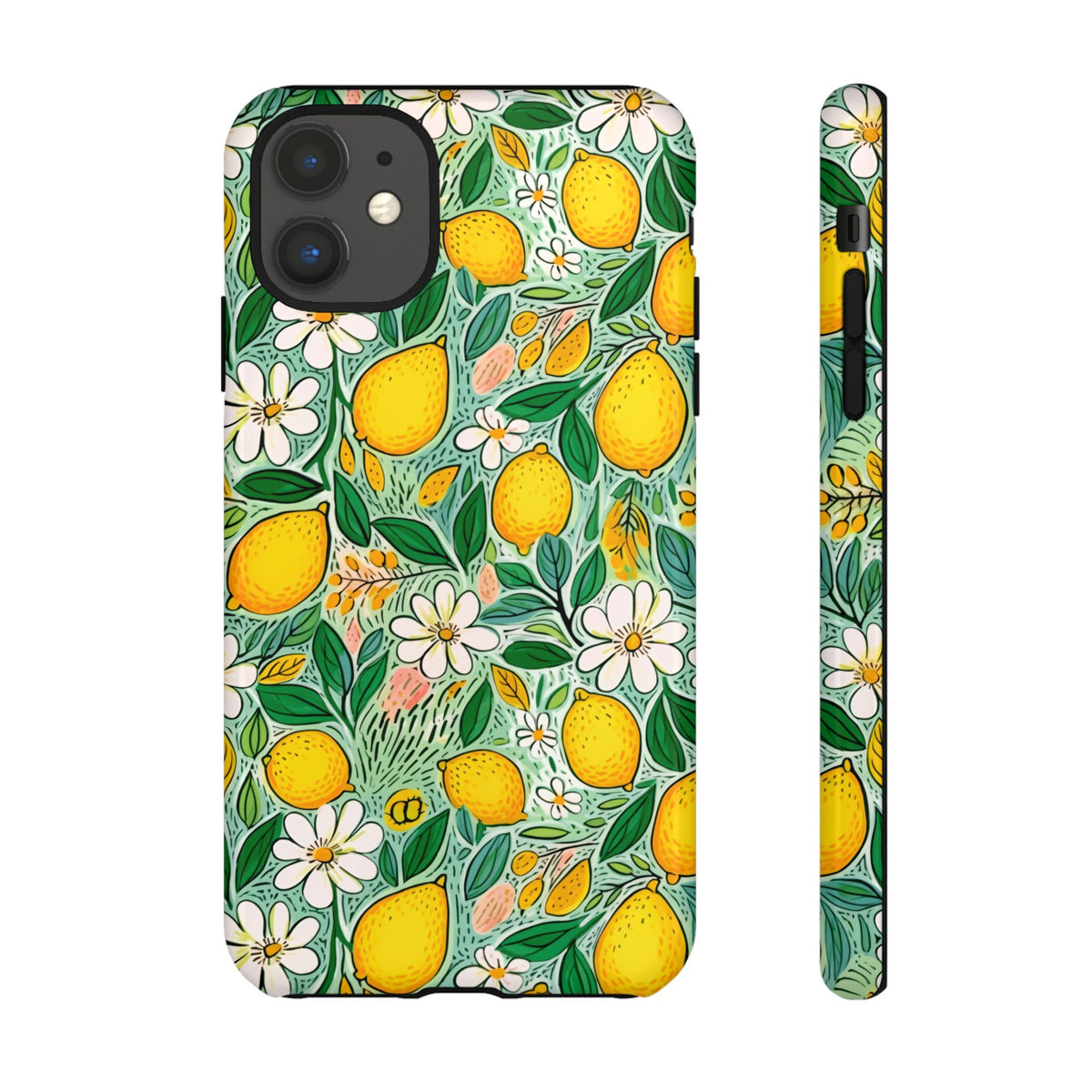 Cute Summer Lemons Phone Case – Refreshing Citrus Design for Your Phone 3