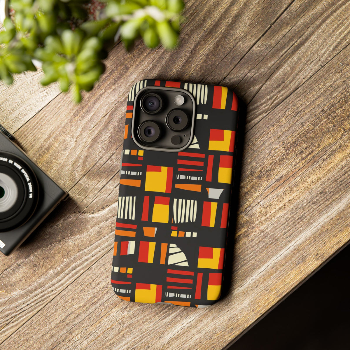 Stylish African Pattern Phone Case – Unique and Vibrant Protection 099