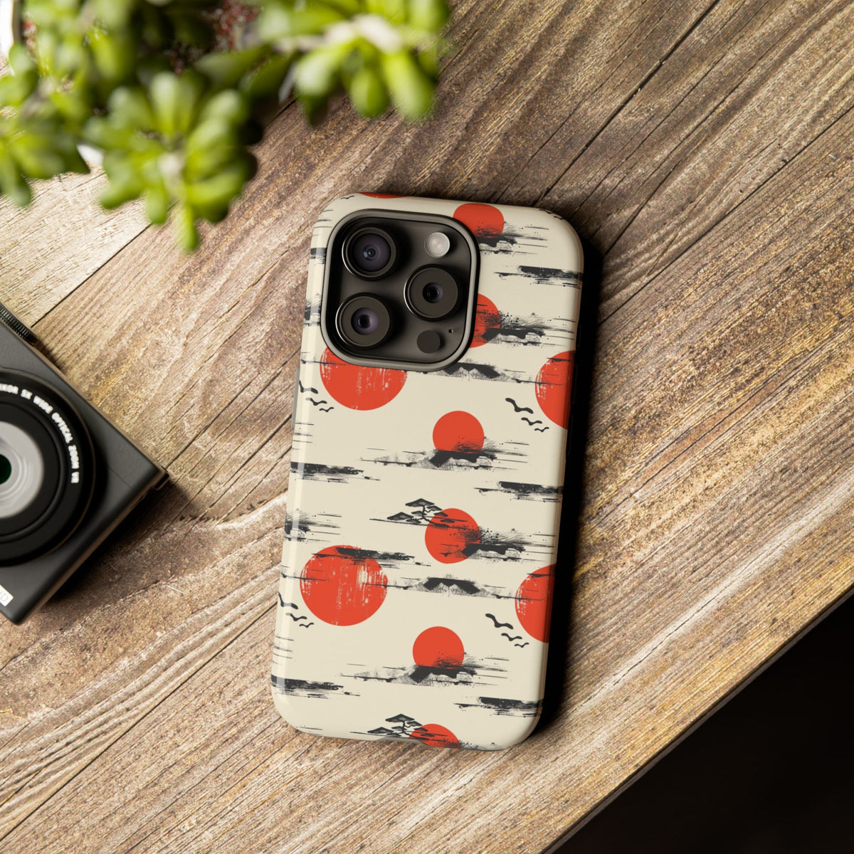 Japanese Pattern Phone Case – Elegant & Timeless Design for Your Phone 077