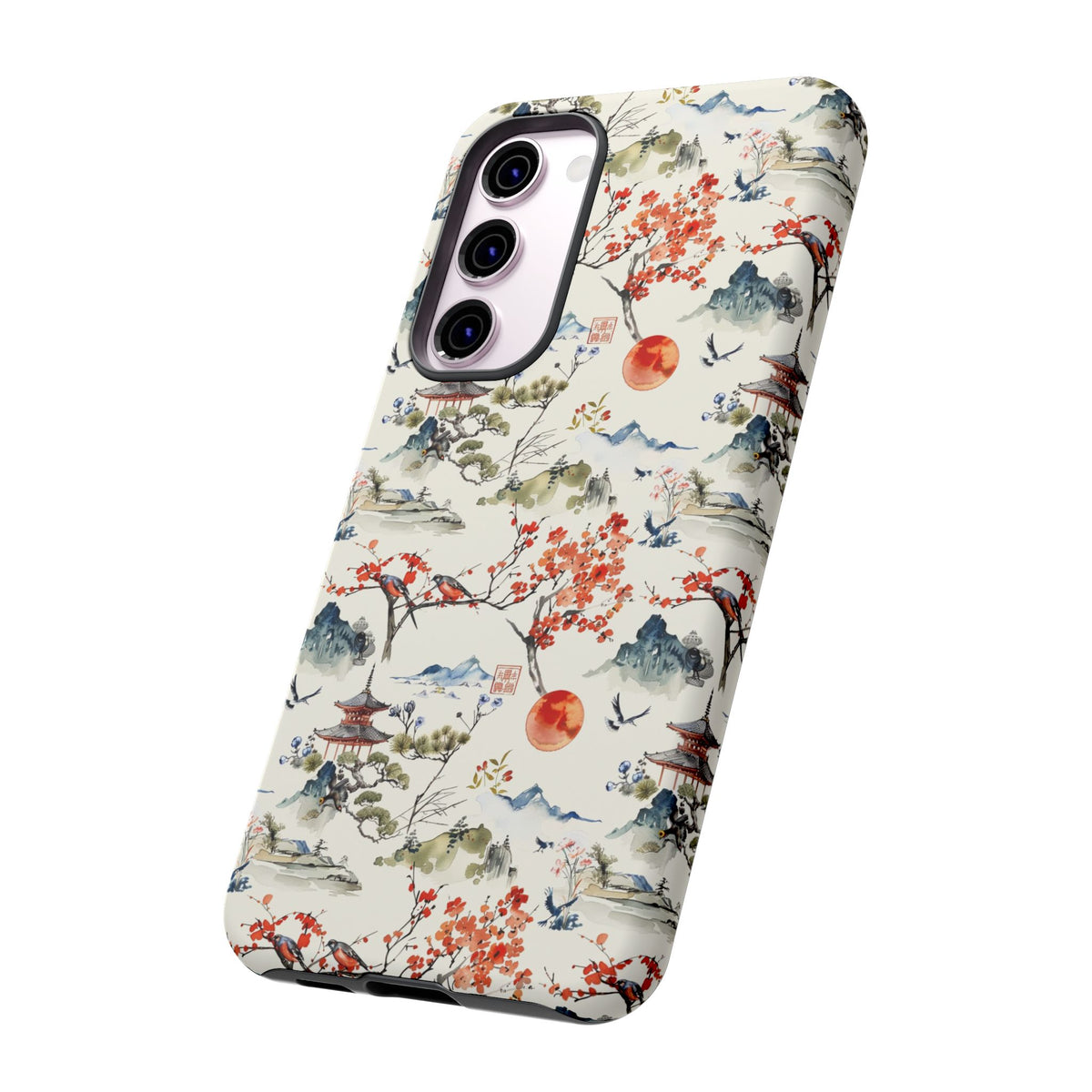 Japanese Pattern Phone Case – Elegant & Timeless Design for Your Phone 120