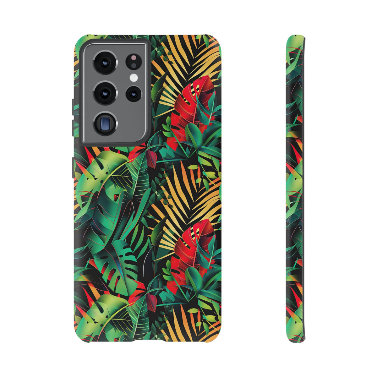 Jungle Collage Phone Case – Vibrant & Durable Nature-Inspired Protection