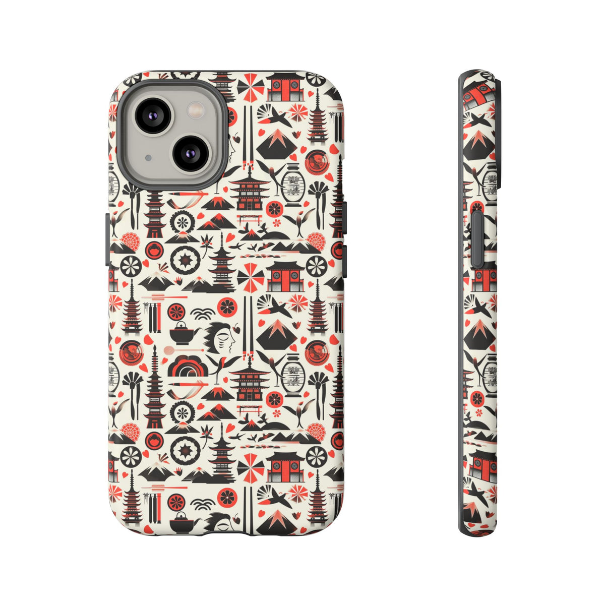 Japanese Pattern Phone Case – Elegant & Timeless Design for Your Phone 006