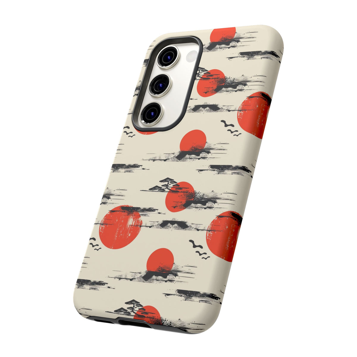 Japanese Pattern Phone Case – Elegant & Timeless Design for Your Phone 077