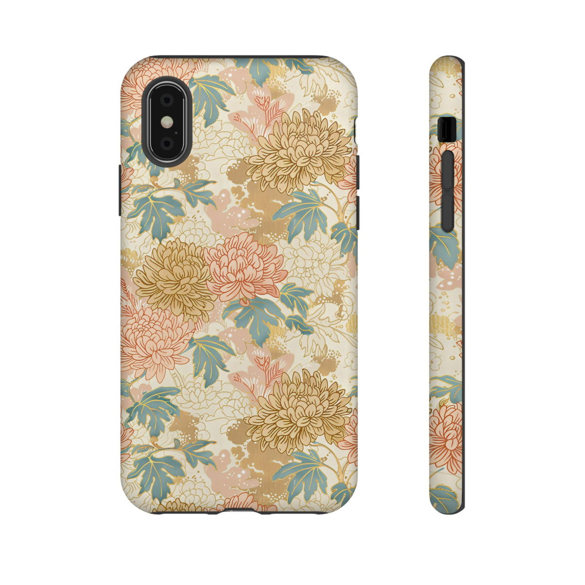 Japanese Blossom Asian Floral Design Phone Case – Elegant Floral Phone Cover