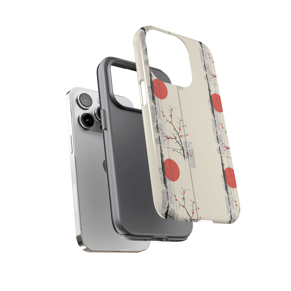 Japanese Pattern Phone Case – Elegant & Timeless Design for Your Phone 004