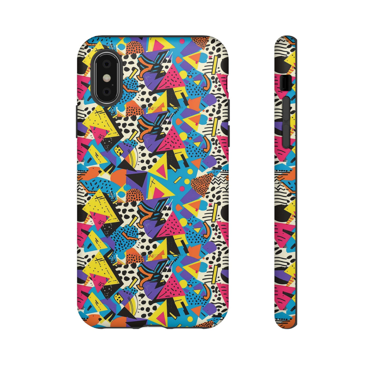 90s Themed Seamless Pattern Phone Case – Embrace Retro Style and Protection 231