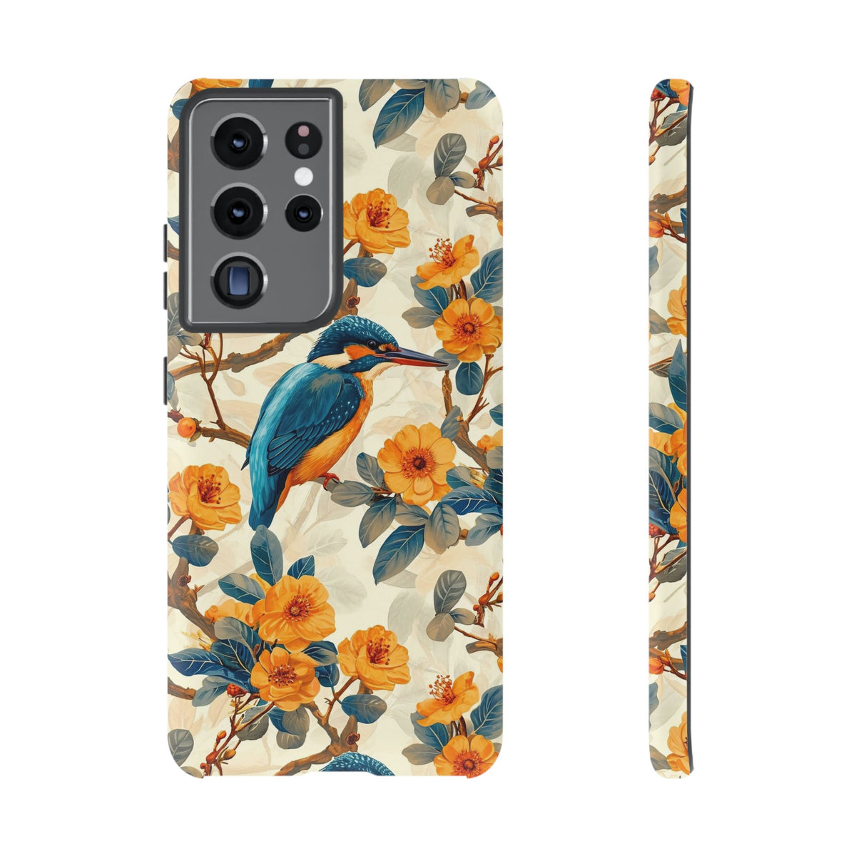 Birds Seamless Pattern Phone Case – Elegant and Timeless Avian Design