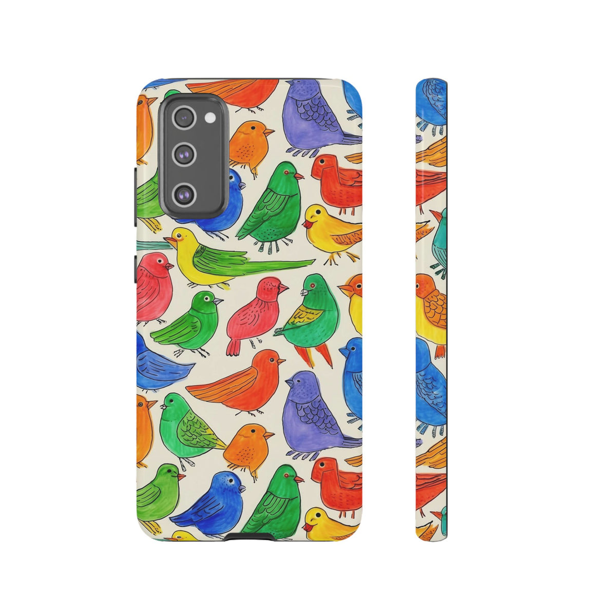 Birds Seamless Pattern Phone Case – Elegant and Timeless Avian Design 2