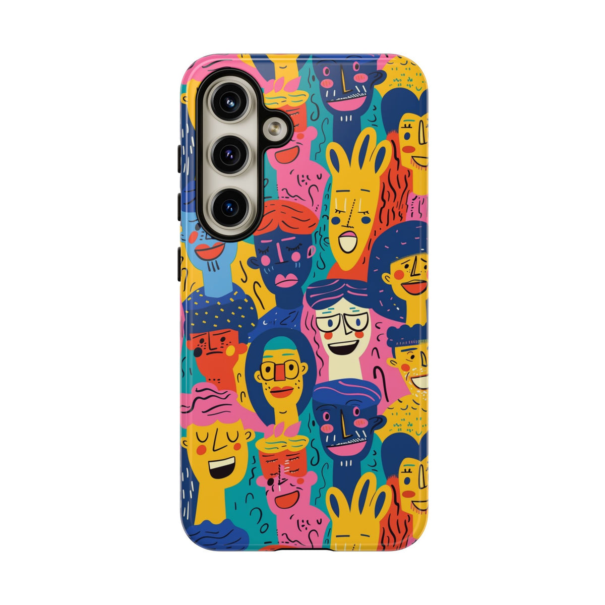 Happy Faces Phone Case – Joyful and Cheerful Design for a Bright Look 6