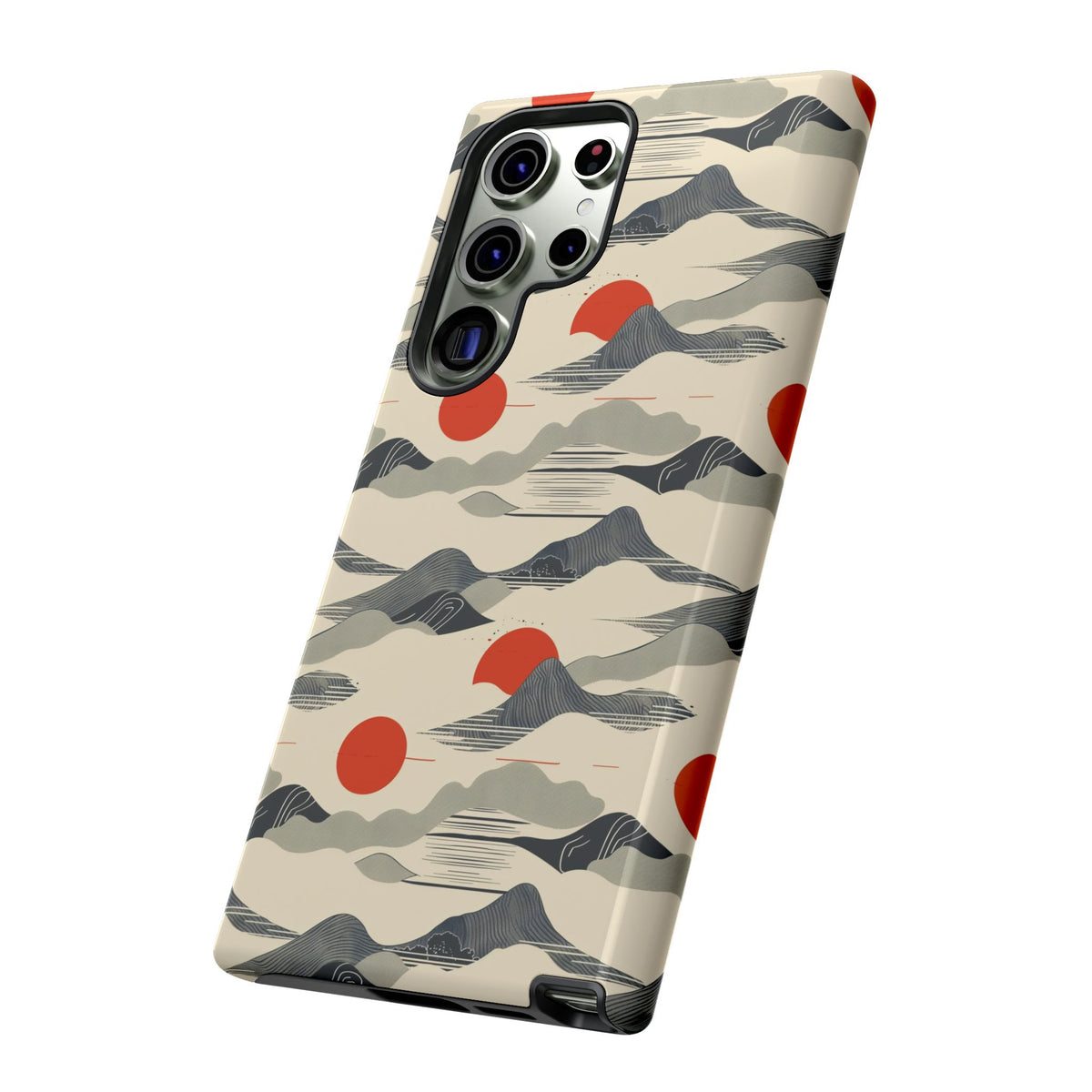 Japanese Pattern Phone Case – Elegant & Timeless Design for Your Phone 048