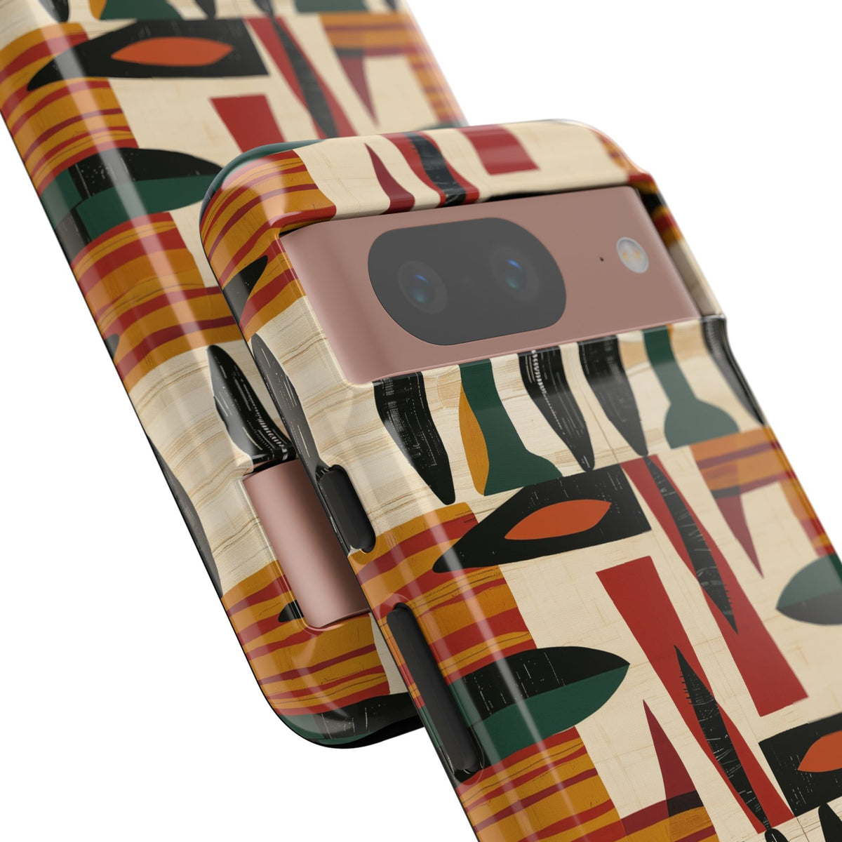 Stylish African Pattern Phone Case – Unique and Vibrant Protection 196