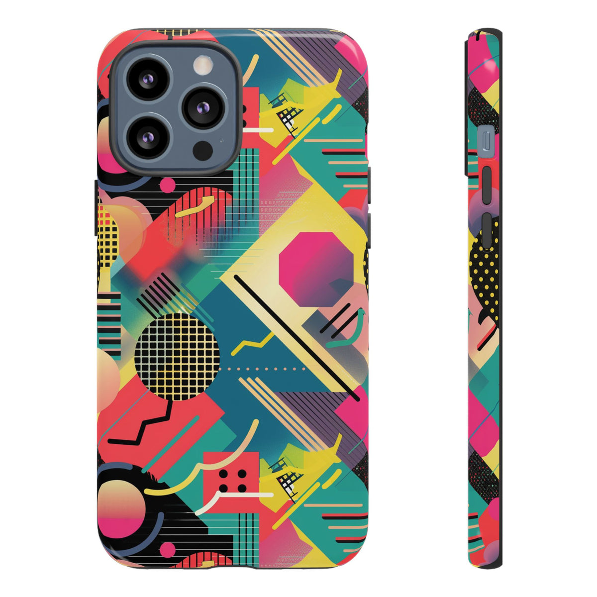 Retro 80s Seamless Phone Case – Vintage Style Meets Modern Protection 42