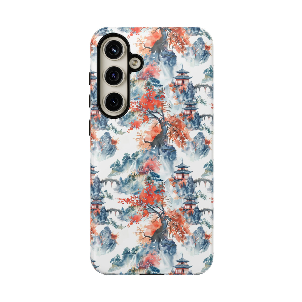 Japanese Pattern Phone Case – Elegant & Timeless Design for Your Phone 043