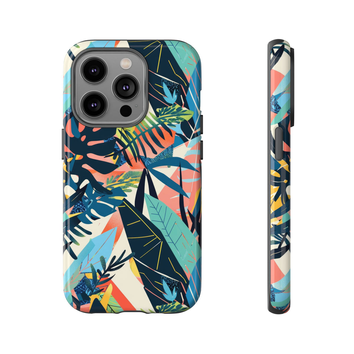 Jungle Collage Phone Case – Vibrant & Durable