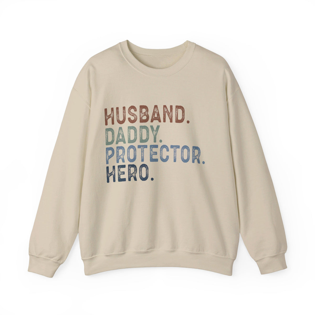 Husband Daddy Protector Unisex Crewneck Sweatshirt