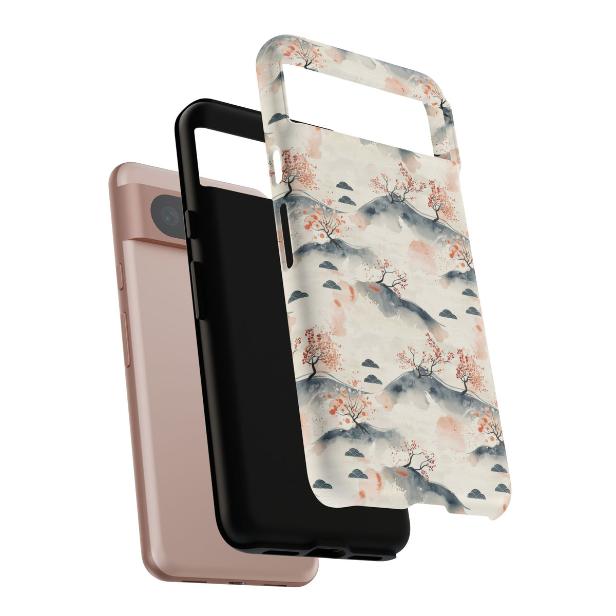 Japanese Pattern Phone Case – Elegant & Timeless Design for Your Phone 094