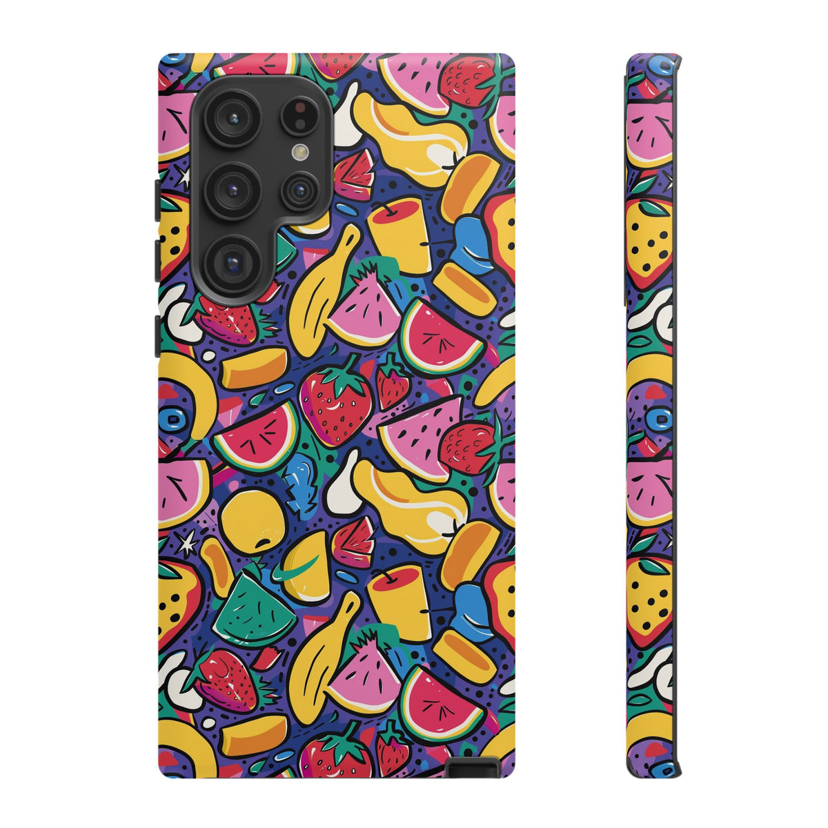 90s Themed Seamless Pattern Phone Case – Embrace Retro Style and Protection 316