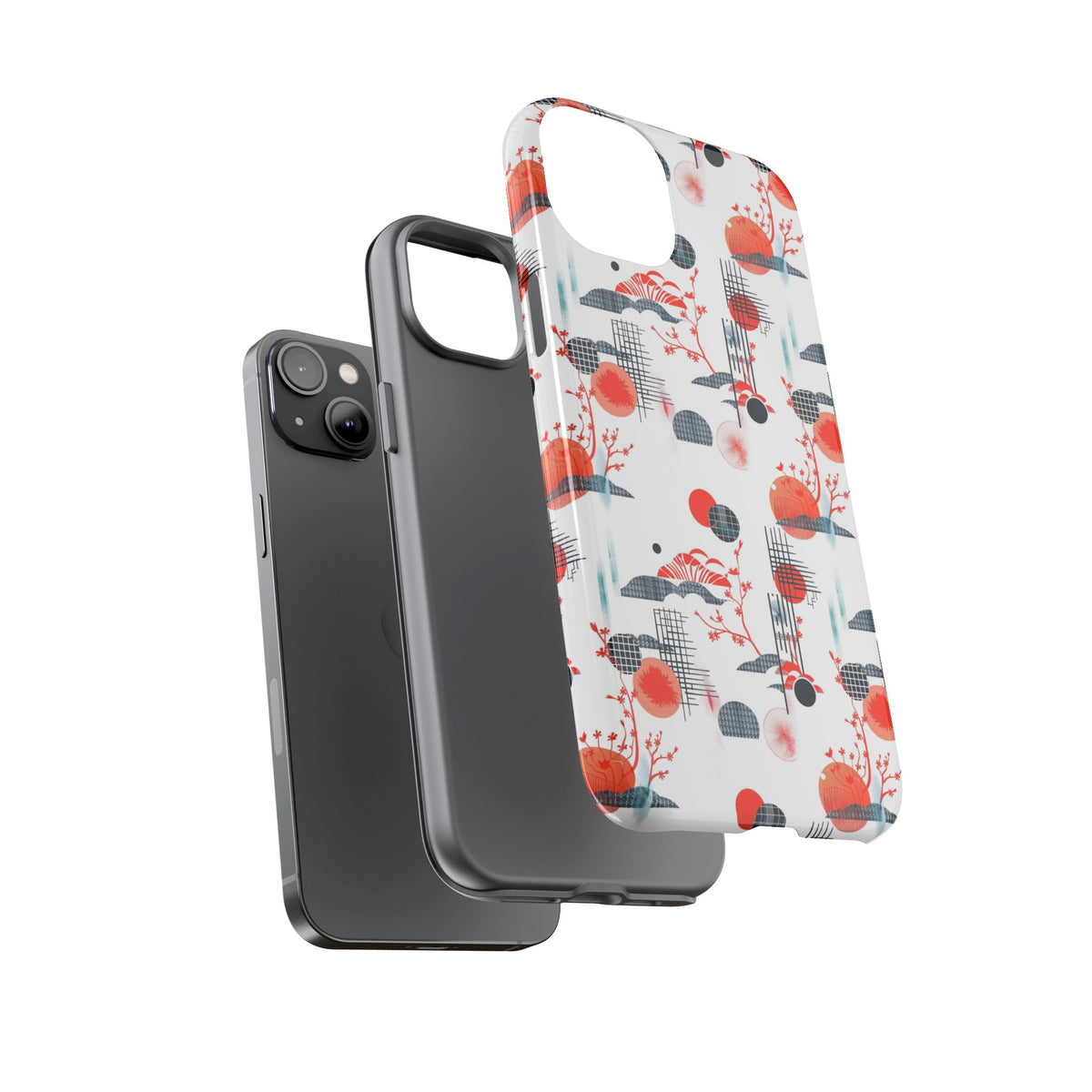 Japanese Pattern Phone Case – Elegant & Timeless Design for Your Phone 082