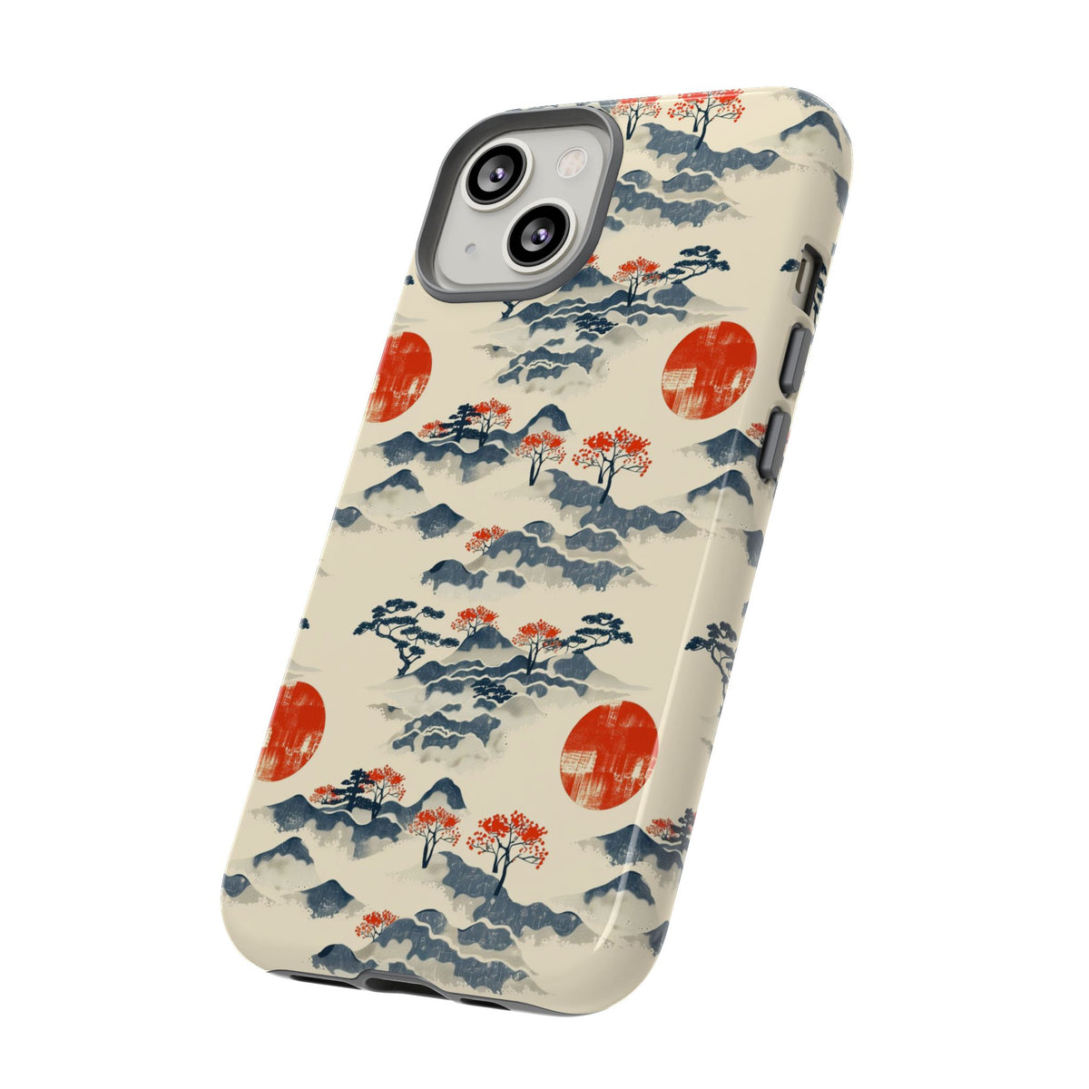 Japanese Pattern Phone Case – Elegant & Timeless Design for Your Phone 085