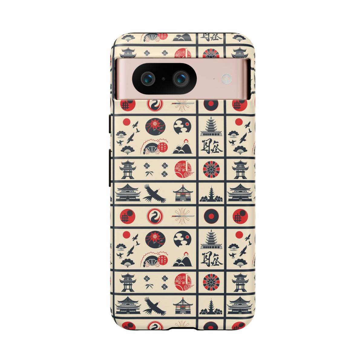 Japanese Pattern Phone Case – Elegant & Timeless Design for Your Phone 099