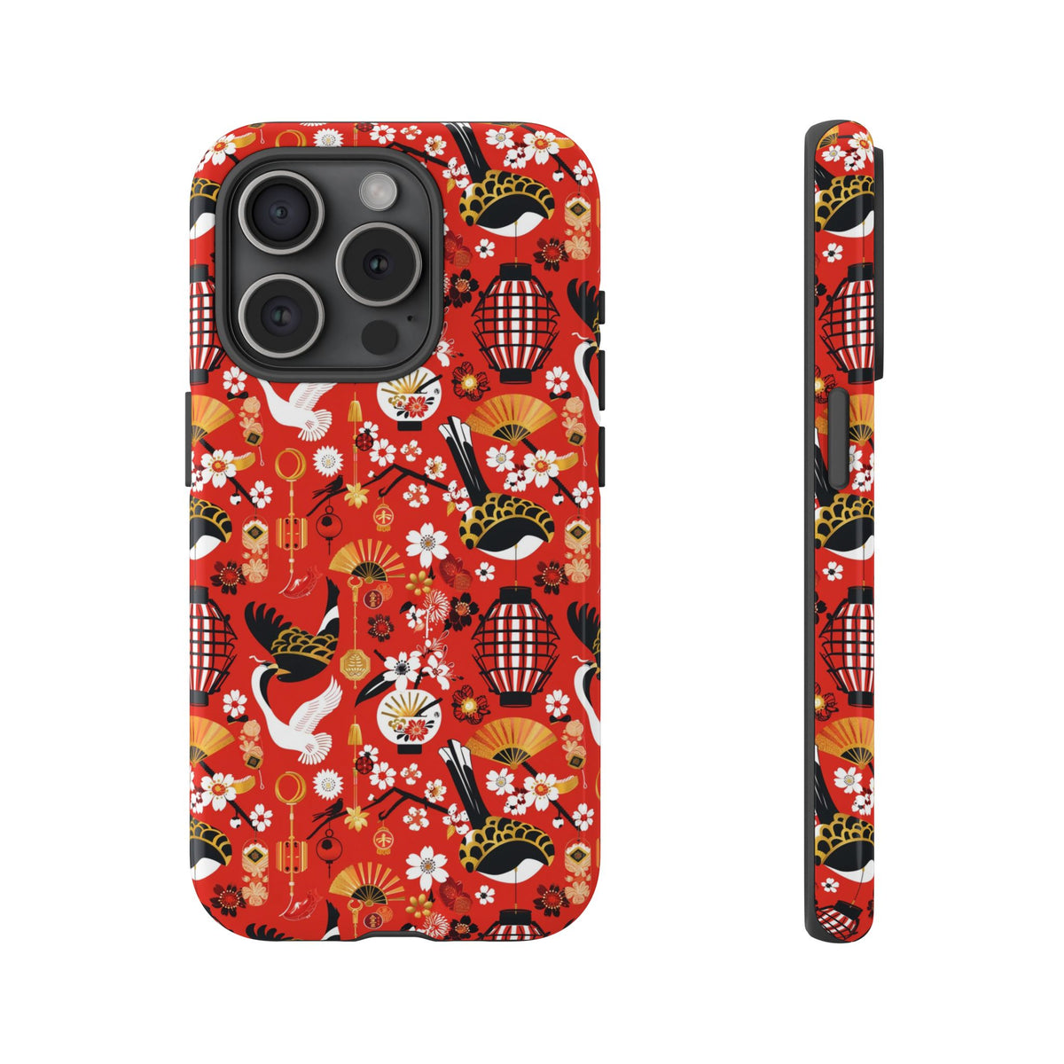 Japanese Pattern Phone Case – Elegant & Timeless Design for Your Phone 056