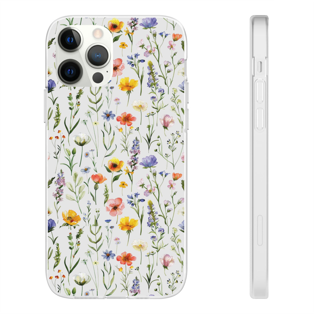 Wildflowers Pattern Phone Case – Embrace Nature with Every Call