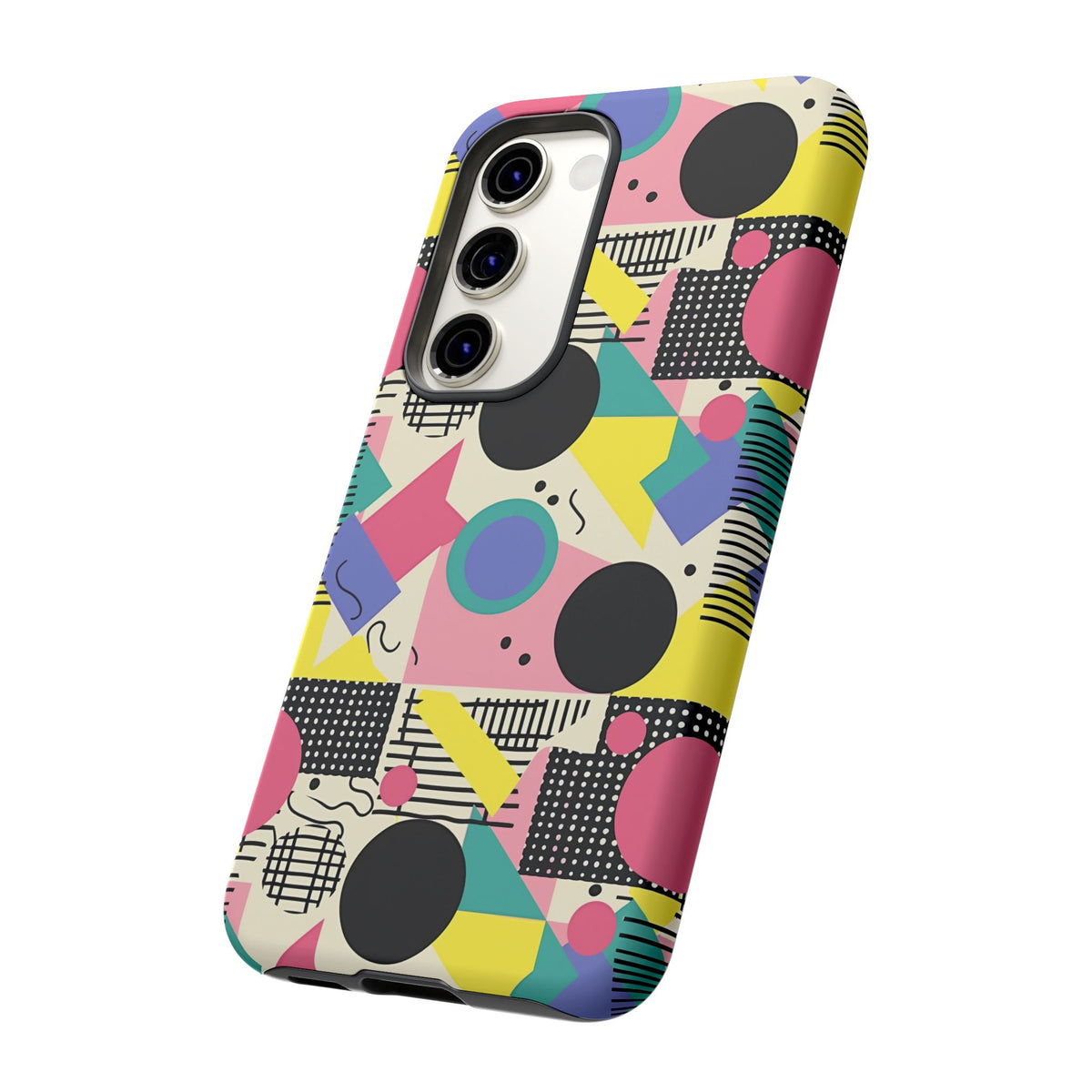 90s Themed Seamless Pattern Phone Case – Embrace Retro Style and Protection 228