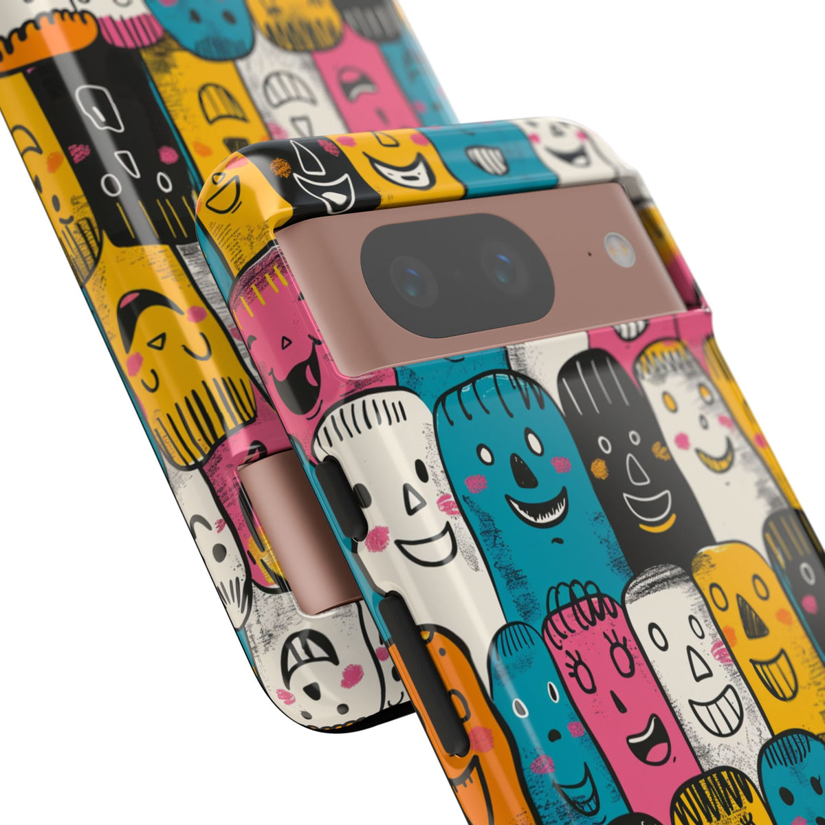 Happy Faces Phone Case – Joyful and Cheerful Design for a Bright Look 5