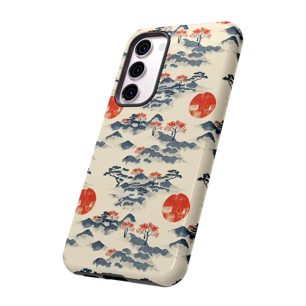 Japanese Pattern Phone Case – Elegant & Timeless Design for Your Phone 085