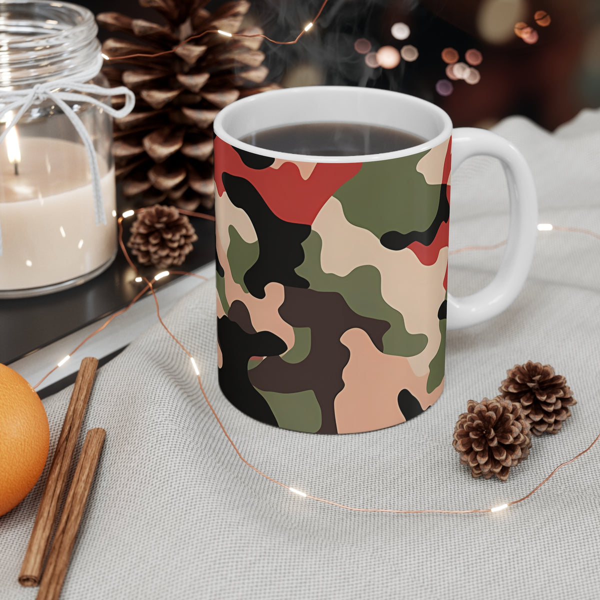 All-Over Camouflage Pattern Coffee Mug 411