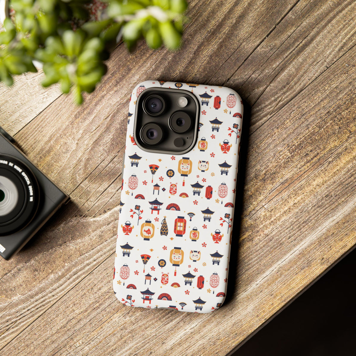 Japanese Pattern Phone Case – Elegant & Timeless Design for Your Phone 121