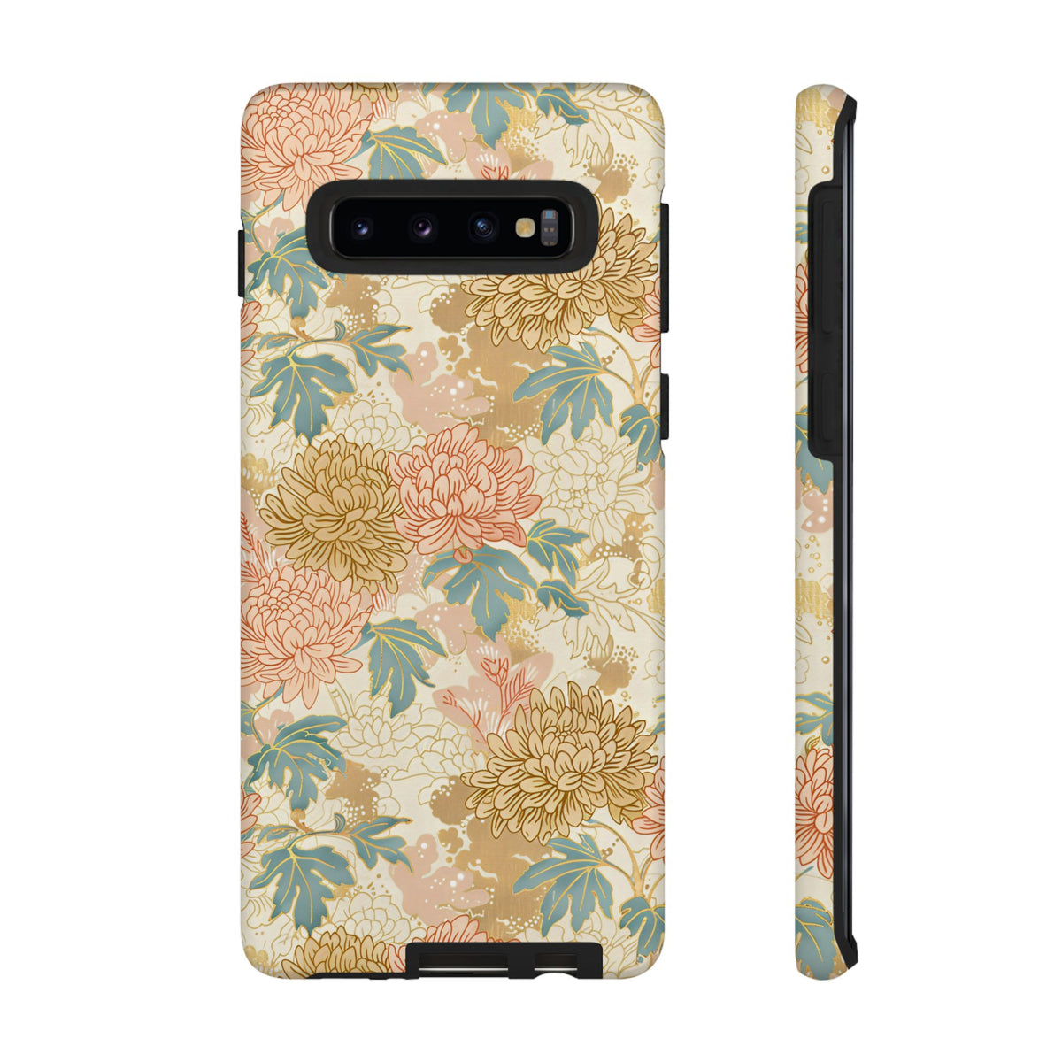 Japanese Blossom Asian Floral Design Phone Case – Elegant Floral Phone Cover