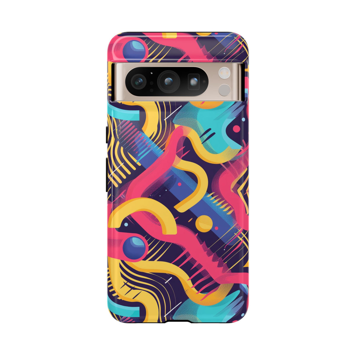 Retro 80s Seamless Phone Case – Vintage Style Meets Modern Protection 2