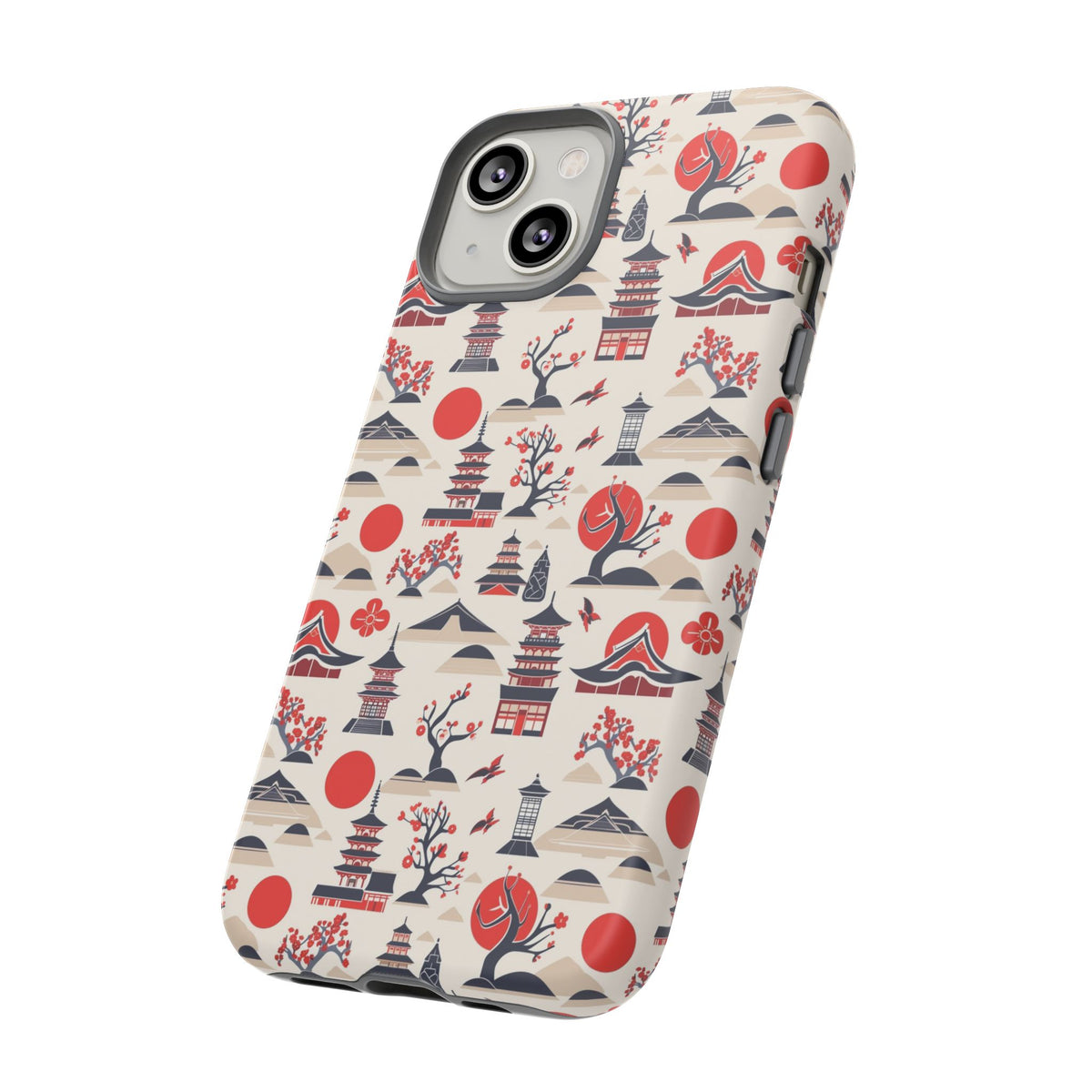 Japanese Pattern Phone Case – Elegant & Timeless Design for Your Phone 013