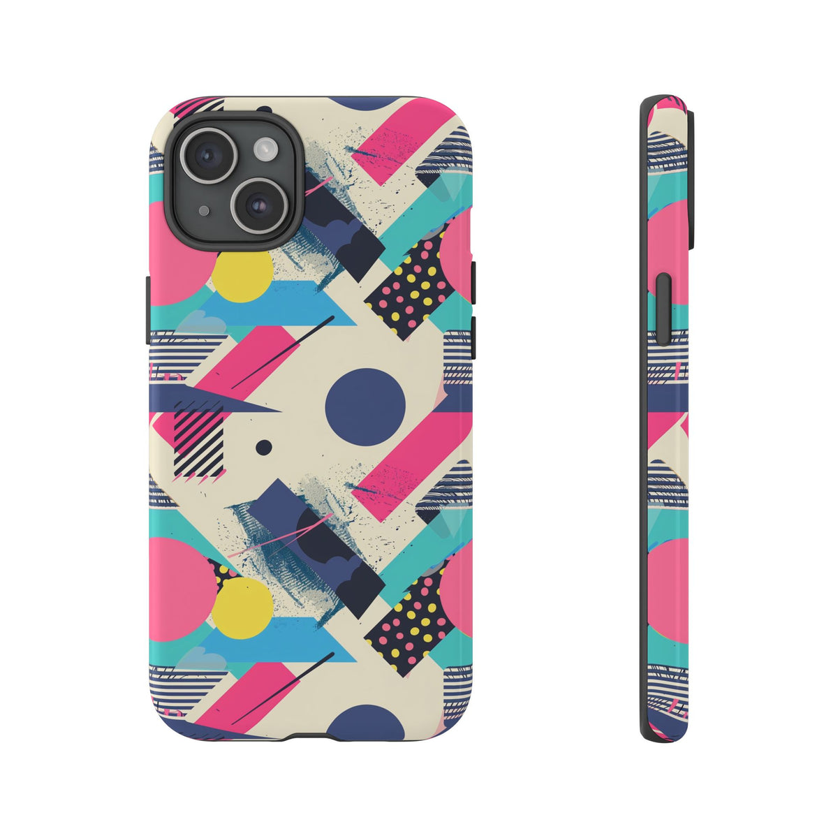 Retro 80s Seamless Phone Case – Vintage Style Meets Modern Protection 089