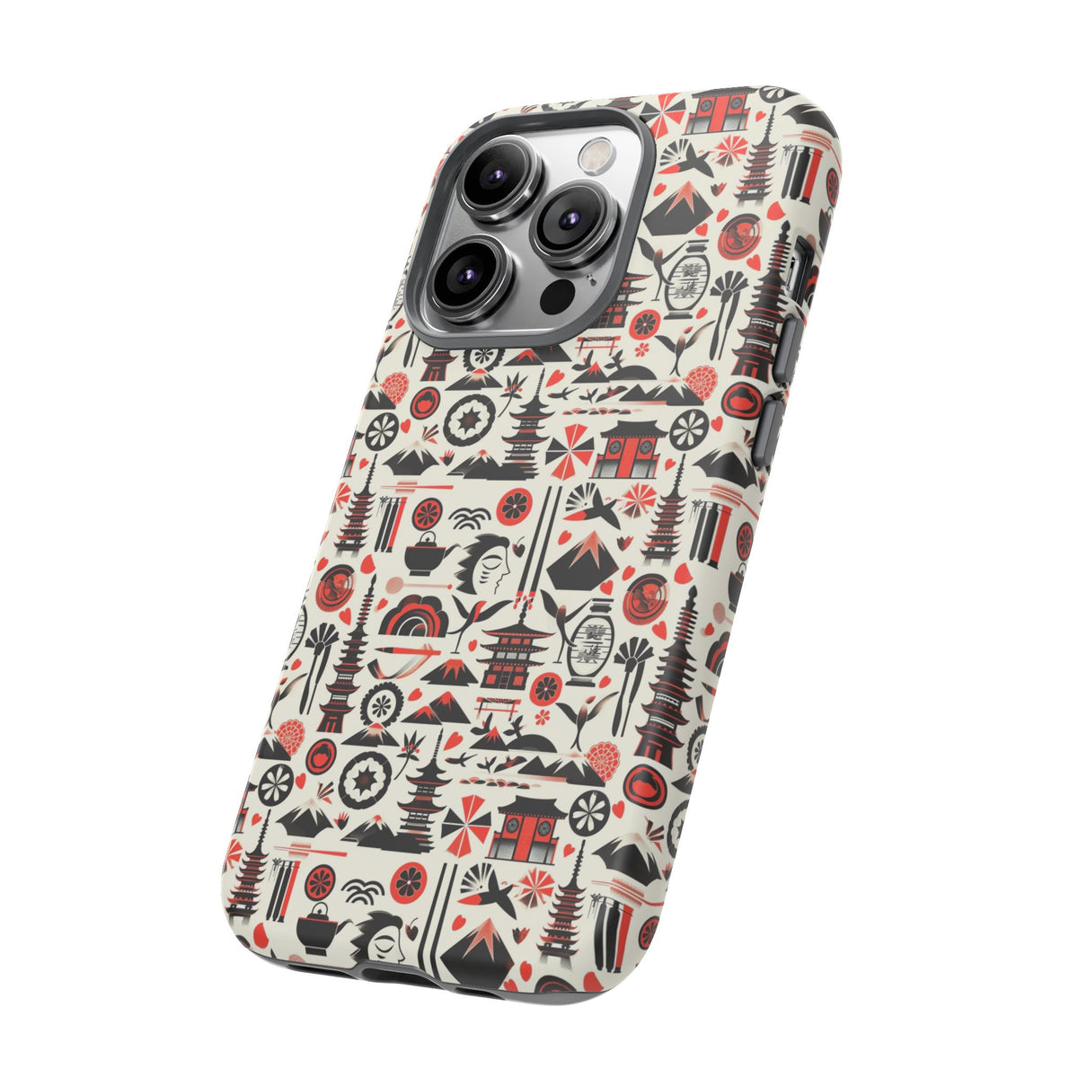 Japanese Pattern Phone Case – Elegant & Timeless Design for Your Phone 006