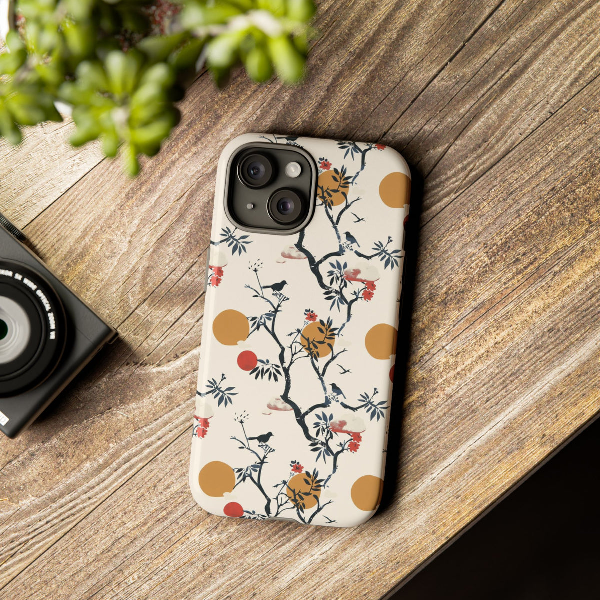 Japanese Pattern Phone Case – Elegant & Timeless Design for Your Phone 054