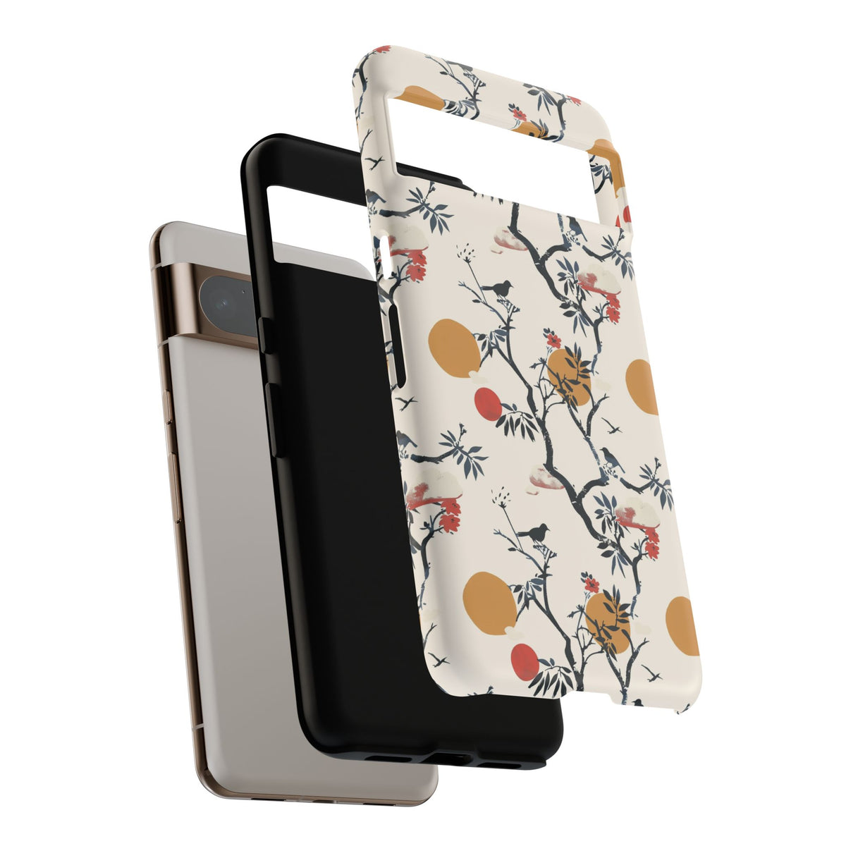 Japanese Pattern Phone Case – Elegant & Timeless Design for Your Phone 054