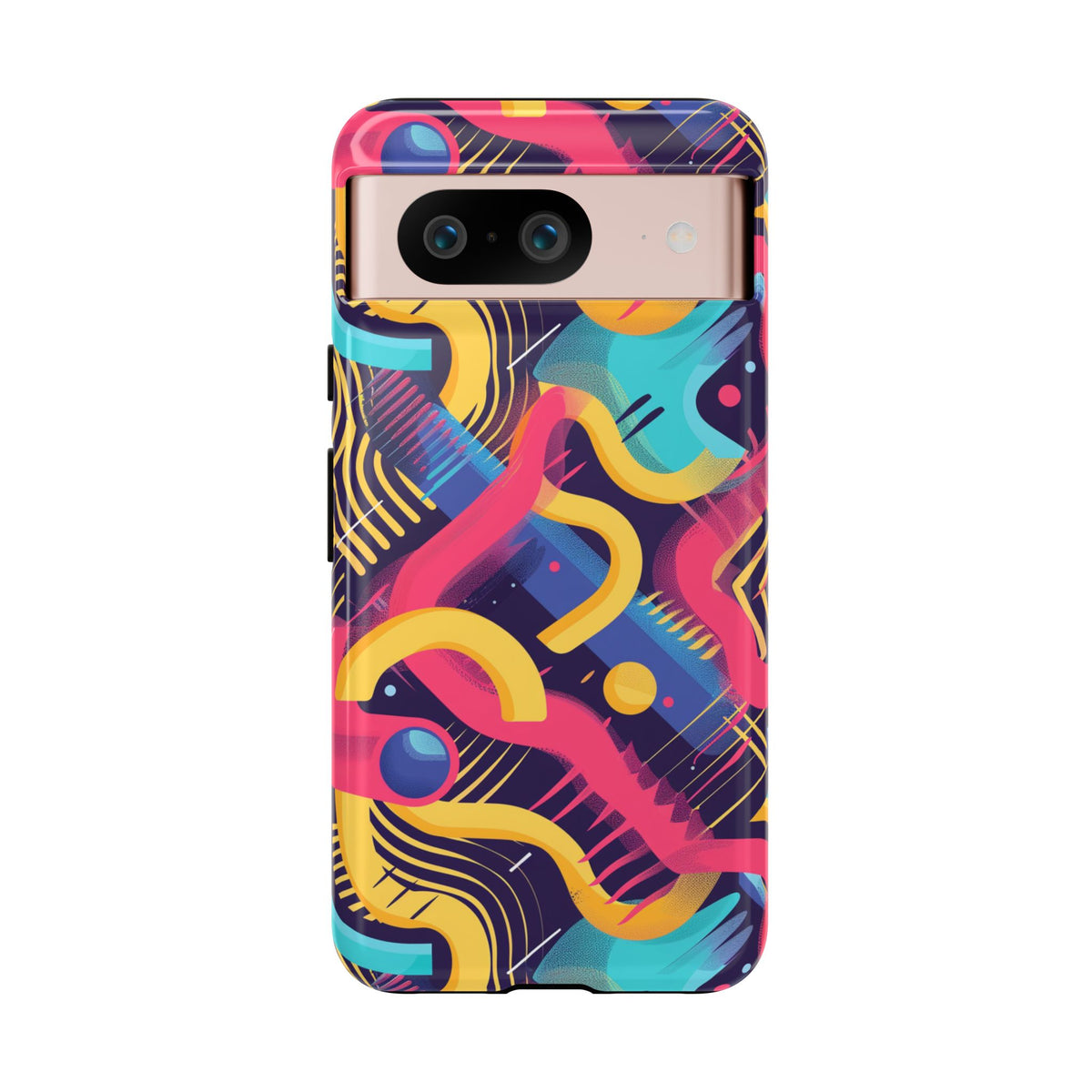 Retro 80s Seamless Phone Case – Vintage Style Meets Modern Protection 2