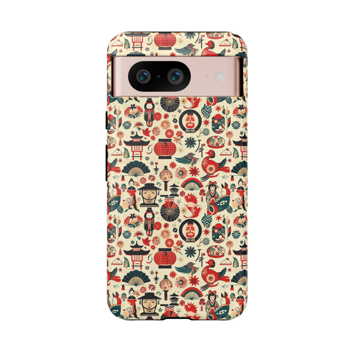 Japanese Pattern Phone Case – Elegant & Timeless Design for Your Phone 471