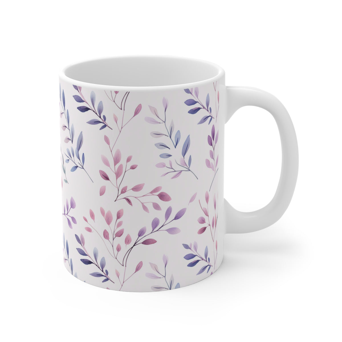 Various Watercolor Design All Over Coffee Mug – Unique Artistic Ceramic Coffee Cup 112