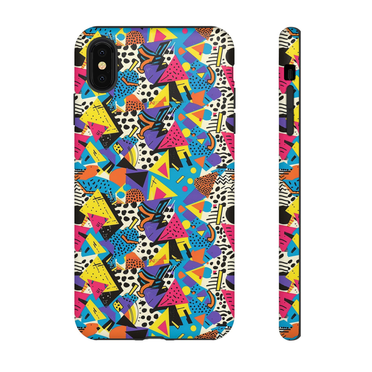 90s Themed Seamless Pattern Phone Case – Embrace Retro Style and Protection 231