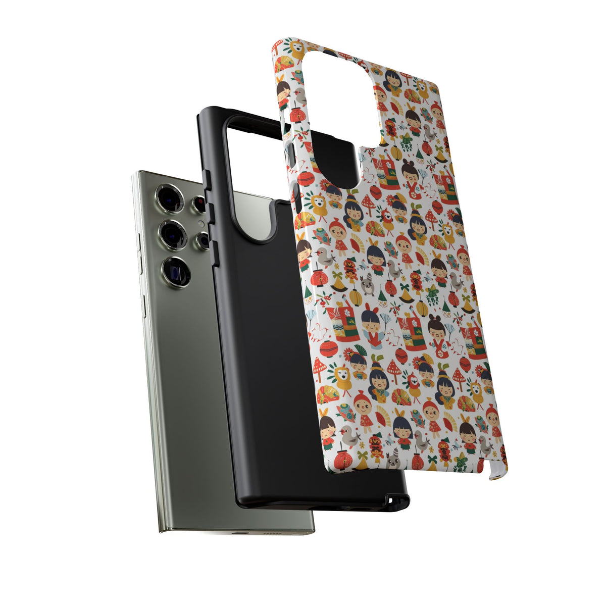 Japanese Pattern Phone Case – Elegant & Timeless Design for Your Phone 102