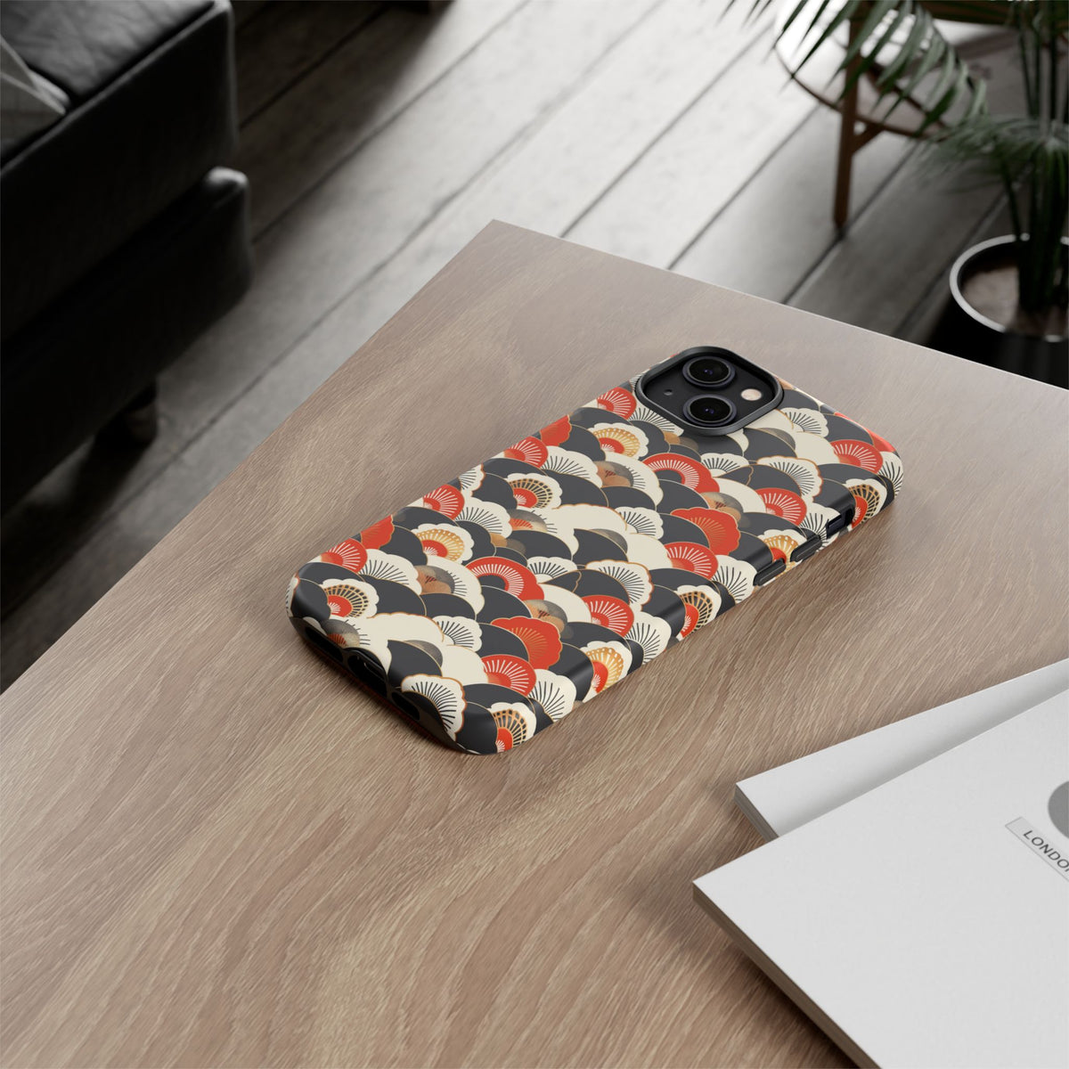 Japanese Pattern Phone Case – Elegant & Timeless Design for Your Phone 080