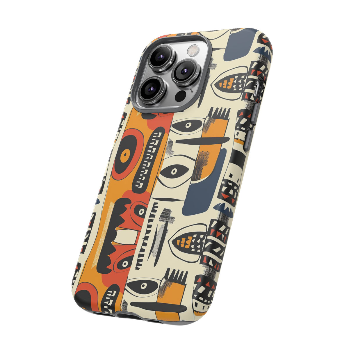 Stylish African Pattern Phone Case – Unique and Vibrant Protection 204