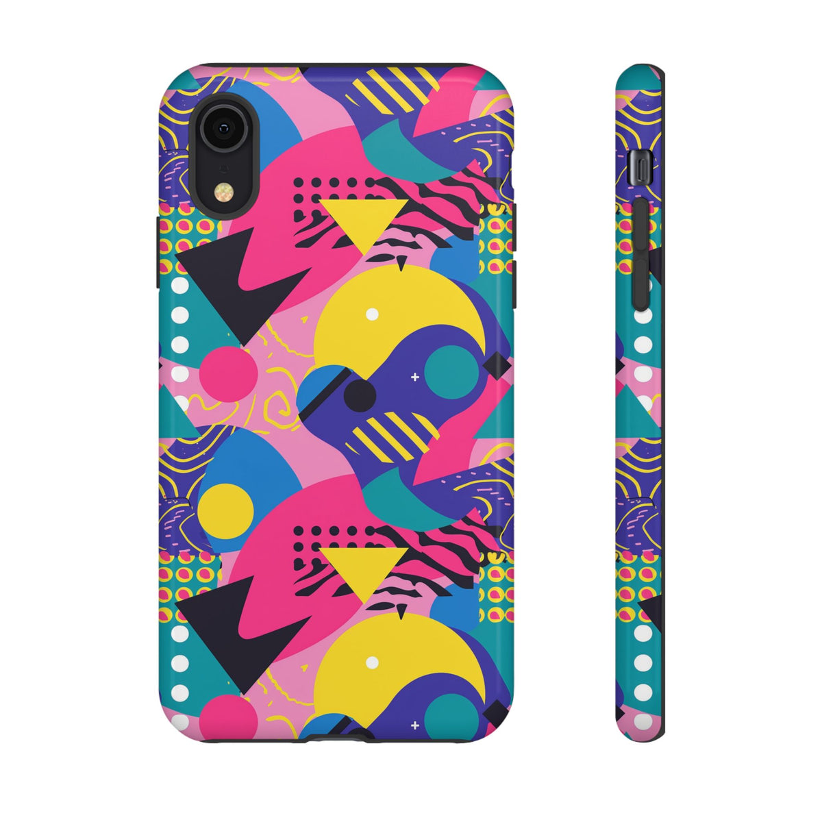 90s Themed Seamless Pattern Phone Case – Embrace Retro Style and Protection 283