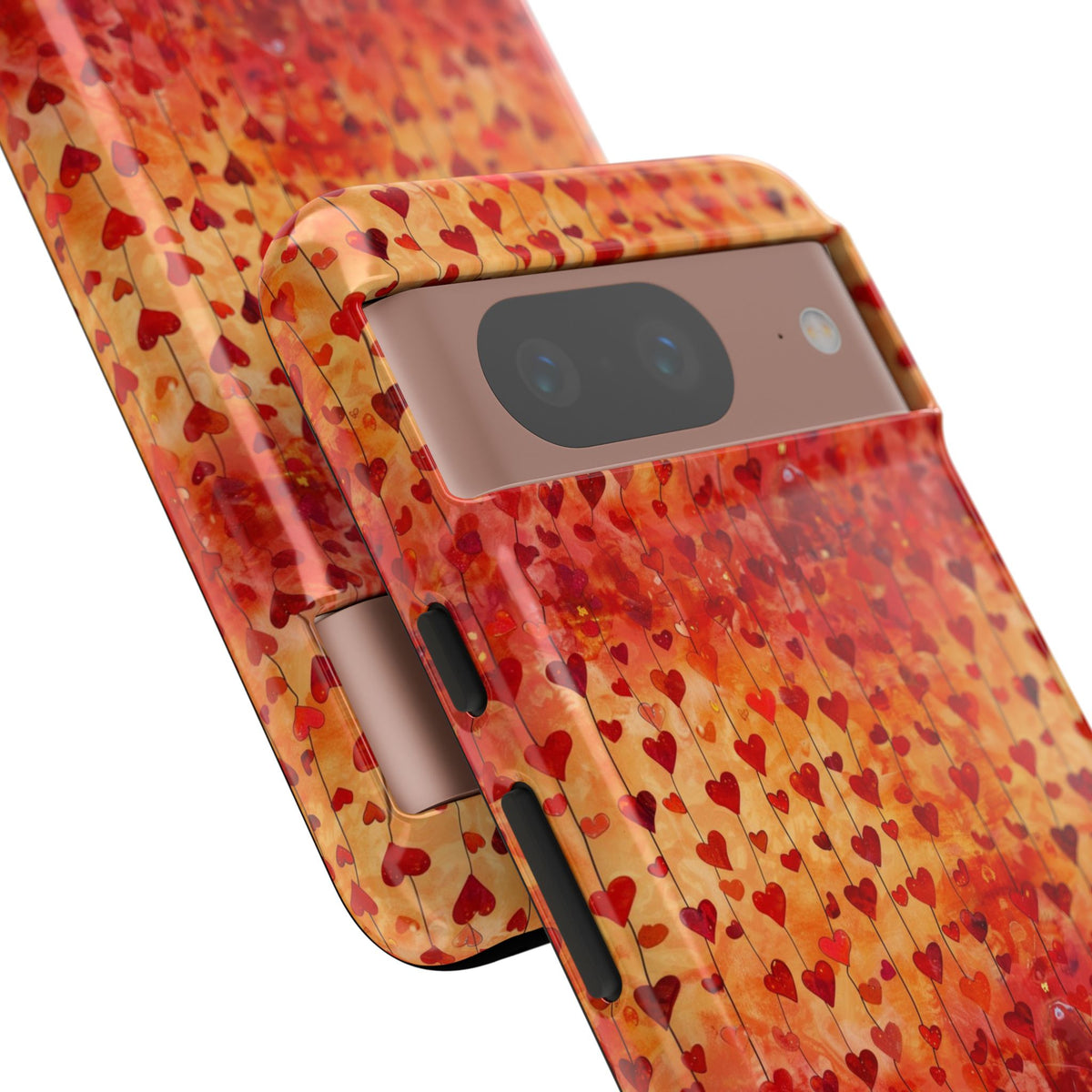 Heart Pattern Phone Case – Stylish & Loving Design for Your Device 827