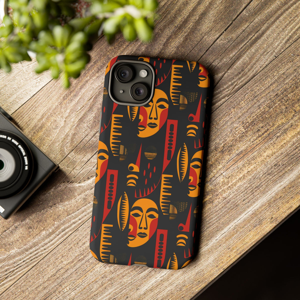 Stylish African Pattern Phone Case – Unique and Vibrant Protection 203